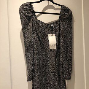 Zara polka dot dress